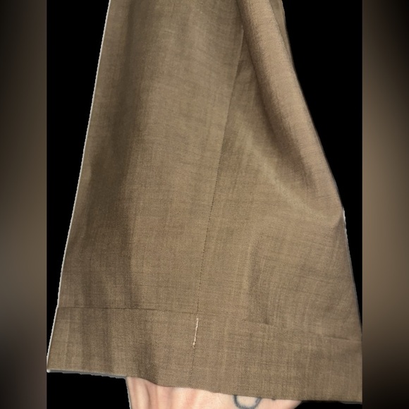 Valentino new without tags pleated silk & wool made in biella italy mauv… - Picture 10 of 17